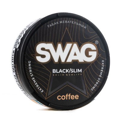 Жевательный табак SWAG Strong Black Slim Coffee 10 г