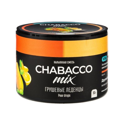 МК Кальянная смесь Chabacco Mix Medium Pear Drops (Грушевые леденцы) 50 г
