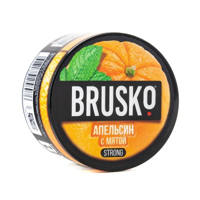 МК Кальянная смесь Brusko Strong  Апельсин с мятой 50 г
