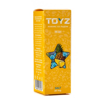 MK Жидкость Suprime Toyz Pineapple Ice (Ананас) Salt 2% 30 мл PG 50 | VG 50