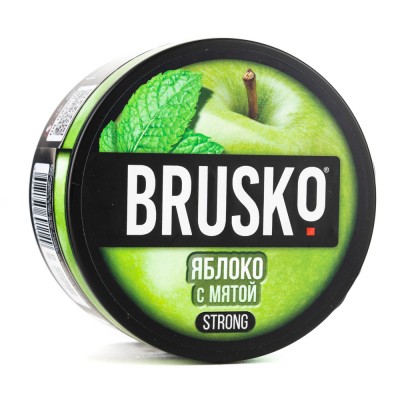 Кальянная смесь BRUSKO Strong Яблоко с Мятой 250 г