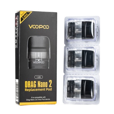 Картридж VOOPOO Drag Nano 2 | Vinci Pod 2ml 1.2ohm 1 упаковка (в упак. 3 шт.)