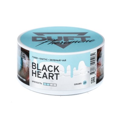 Табак Duft Pheromone Black Heart  (Гуава кактус зеленый чай) 25 г