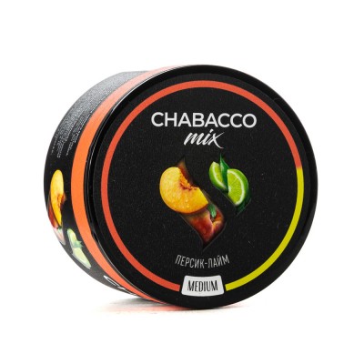 МК Кальянная смесь Chabacco Mix Medium Peach Lime (Персик лайм) 50 г