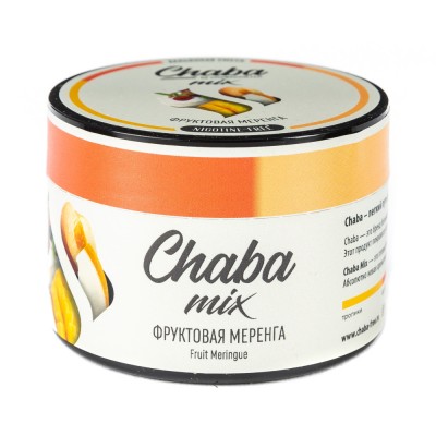 Кальянная смесь Chaba Nicotine Free Mix Fruit Meringue (Фруктовая Меренга) 50 г