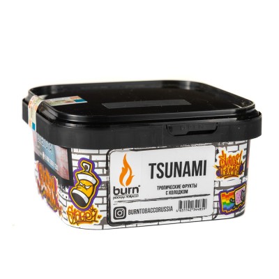 Табак Burn Tsunami (Тропические фрукты с холодком) 200 г