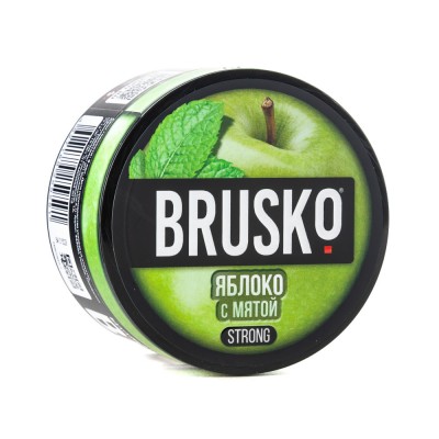 МК Кальянная смесь Brusko Strong Яблоко с мятой 50 г