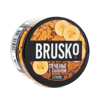 МК Кальянная смесь Brusko Strong Печенье с бананом 50 г