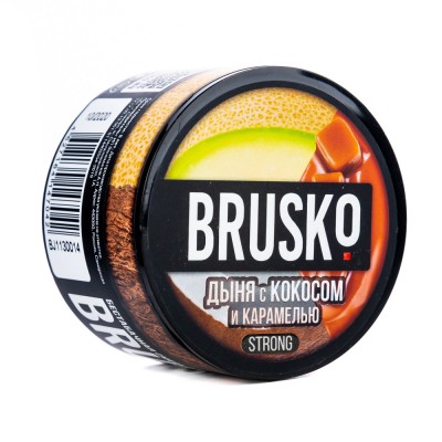 МК Кальянная смесь Brusko Strong  Дыня с кокосом и карамелью 50 г