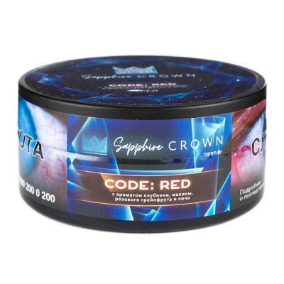 Табак Sapphire Crown Code: Red (Клубника малина розовый грейпфрут личи) 100 г