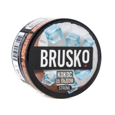 МК Кальянная смесь Brusko Strong  Кокос со льдом 50 г