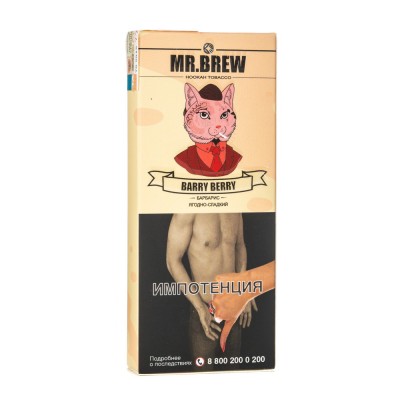 Табак Mr Brew Barry Berry (Спелый барбарис с кислинкой) 40 г