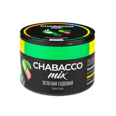 МК Кальянная смесь Chabacco Mix Medium Green Soda (Зеленая содовая) 50 г