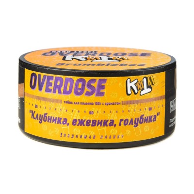 Табак Burn Overdose Brumblebee (Клубника ежевика голубика) 100 г