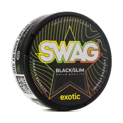 Жевательный табак SWAG Strong Black Slim Exotic 10 г