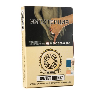 Табак Mr Brew Sweet Drink (Аромат Сливочного Энергетика С Земляникой) 25 г