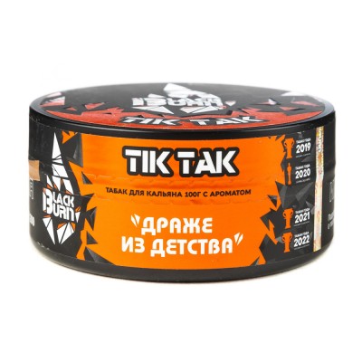 Табак Burn Black Tik Tak (Вкус драже из детства) 100 г