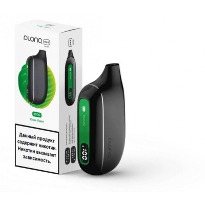 МК Одноразовая электронная сигарета Plonq MAX Smart Киви Лайм 8000 затяжек