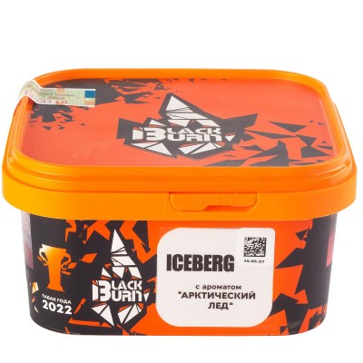 Табак Burn Black Iceberg (Арктический Лед) 200 г
