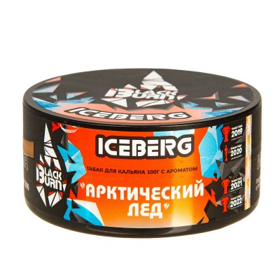 Табак Burn Black Iceberg (Арктический Лед) 100 г
