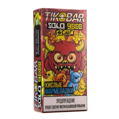 MK Одноразовая Электронная Сигарета TIKOBAR Solo Sour Jelly Bears (Кислые Мармеладки) 9000 Затяжек
