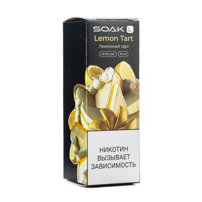 Жидкость SOAK L Lemon Tart (Лимонный Тарт) 2% 30 мл PG 50 | VG 50