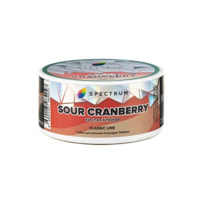 Табак Spectrum Sour Cranberry (Кислая Клюква) 25 г