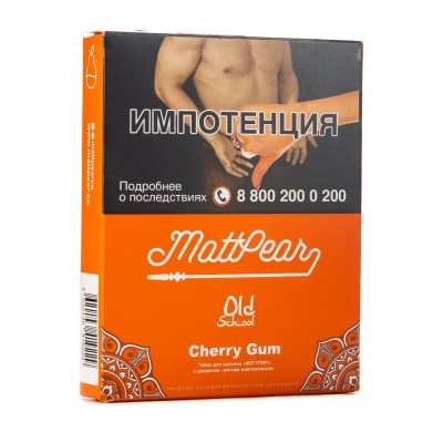 Табак Mattpear Old School Cherry Gum (Вишневая жвачка с мятой) 30 г
