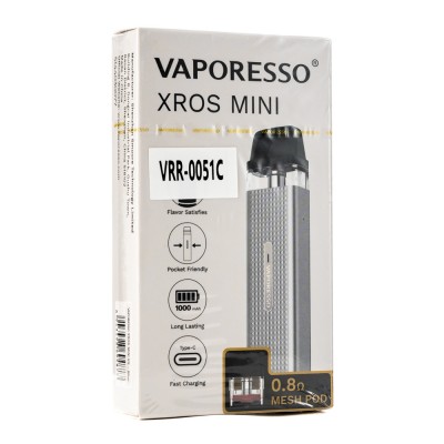 POD Система Vaporesso XROS Mini Kit 1000mAh Silver