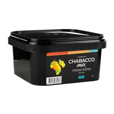 МК Кальянная смесь Chabacco Mix Medium Pear Drops (Грушевые леденцы) 200 г
