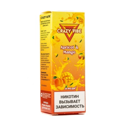 MK Жидкость Crazy Vibe Apricot Mango 2% 10 мл PG 50 | VG 50