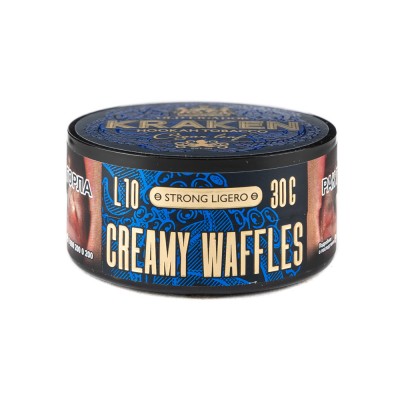 Табак Kraken (Кракен) Strong L10 Creamy Waffles (Сливочные вафли) 30 г