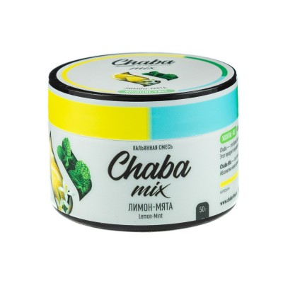Кальянная смесь Chaba Nicotine Free Mix Lemon Mint (Лимон мята) 50 г