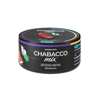 МК Кальянная смесь Chabacco Mix Medium Watermelon Gum (Арбузная жвачка) 25 г