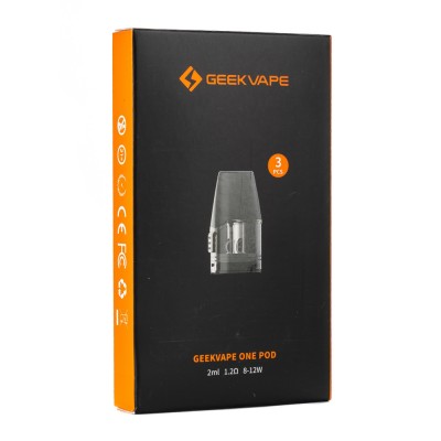 Упаковка картриджей Geek Vape Aegis One Pod 1.2 ohm (В упаковке 3 шт)